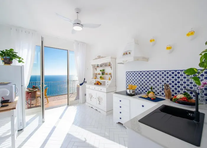 Le Ali Sul Mare,near Elevator, Few Steps,parking * Positano