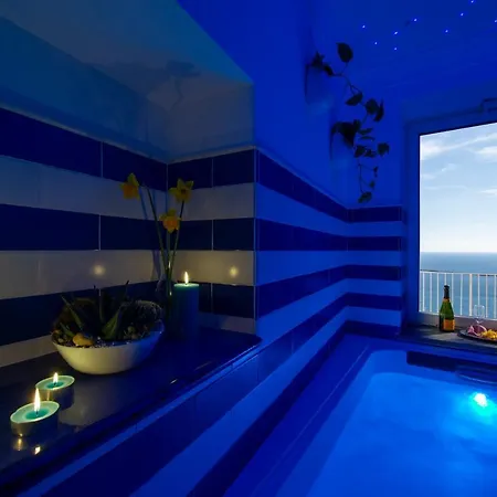 Le Ali Sul Mare,near Elevator, Few Steps,parking 펜션 포지타노